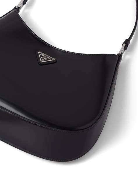 prada white cleo bag|brushed leather shoulder bag prada.